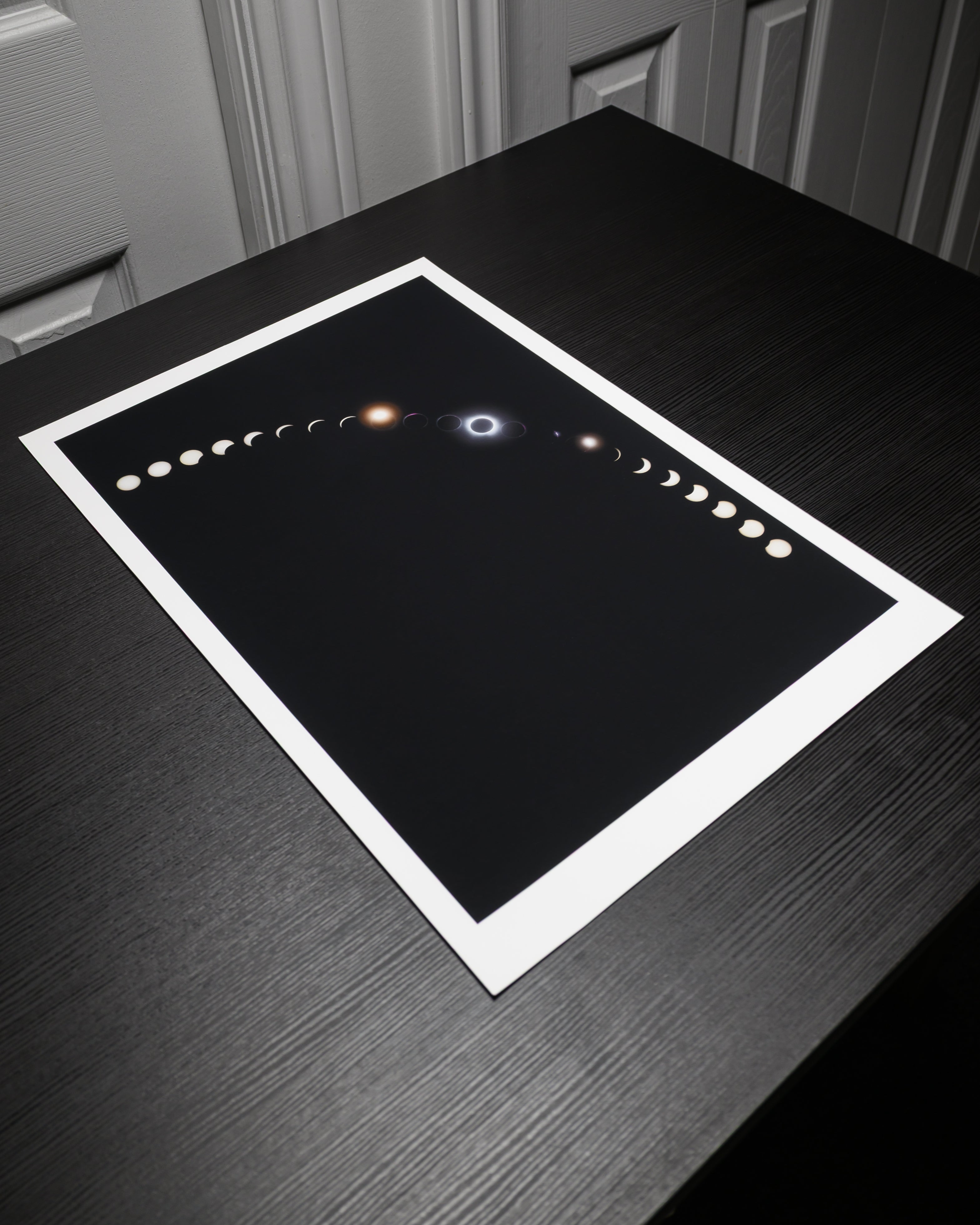 fine art print alex frame total solar eclipse 2024